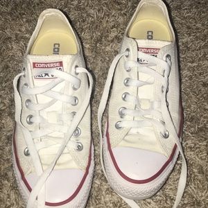 White Low Rise Converse